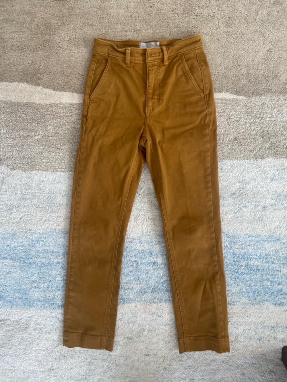 Everlane Women's Straight Leg Jeans in Caramel Brown